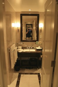 Bathroom at the Tokyo station hotel