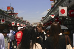 The market near the temple