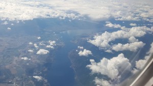 Flying near Kelowna