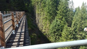 The trestle...