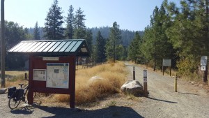 Excellent surface at Faulder trail head