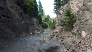 Rock slide